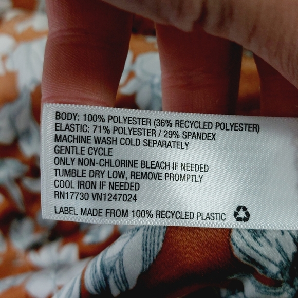 Floral Brown Midi Dress - Picture 9 of 10